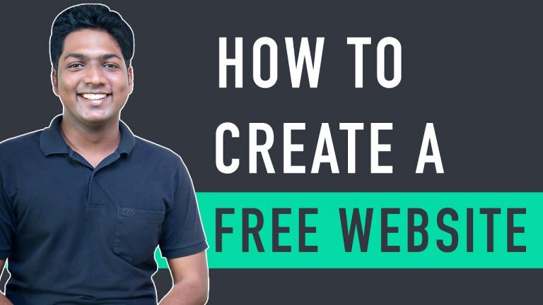 How To Create A Free Website – with Free Domain & Hosting