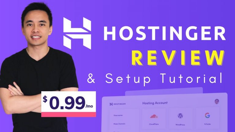 Hostinger Review & WordPress Setup Tutorial – Best Cheap Web Host?
