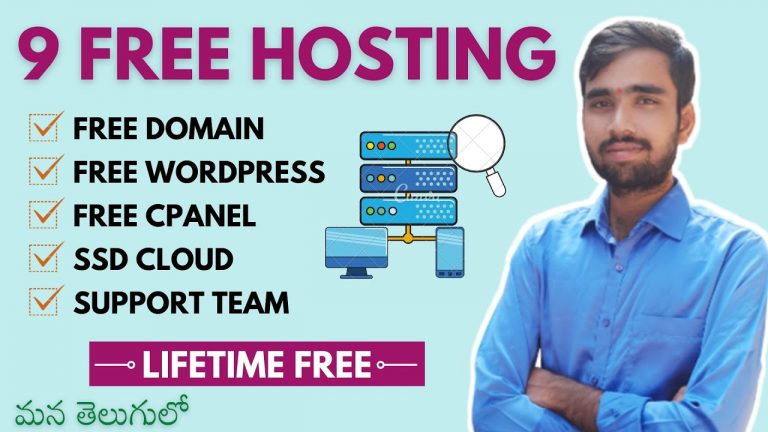 [Top 9] Lifetime Free Hosting & Domain in Telugu (WordPress – CPANEL – Premium Hosting) Telugu 2021