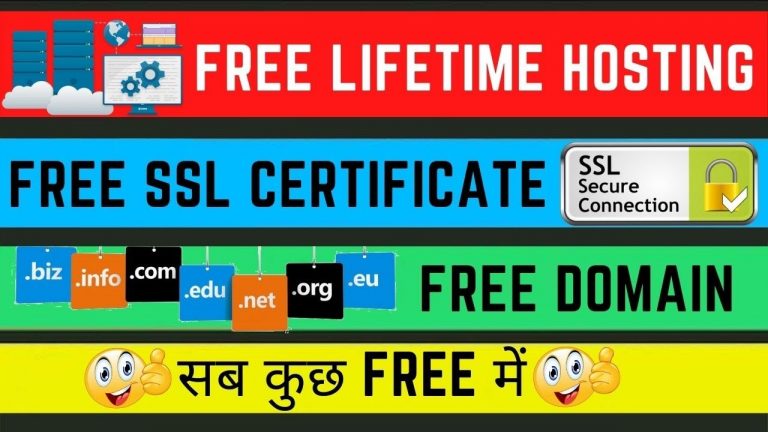 Unlimited Free Web Hosting | Free TLD Domain | Free SSL Certificate & Much More (Hindi) 2021