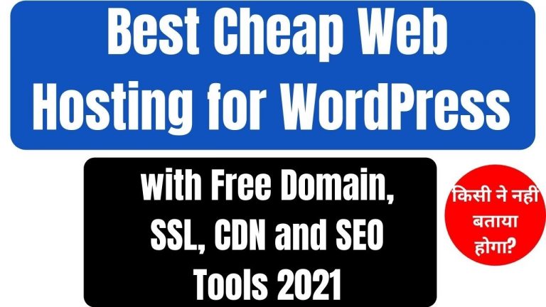 Best Cheap Web Hosting for WordPress with Free Domain 2021 | Best WordPress Hosting 2021