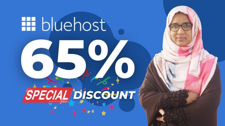 Bluehost hosting discount | 65% OFF | best web hosting for wordpress 2021