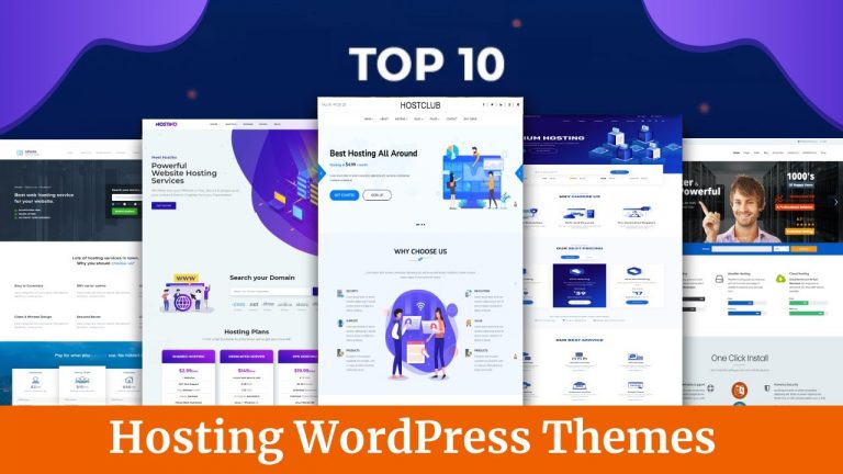 8 Best Hosting WordPress Themes | Best Web Hosting WordPress Themes | Wpshopmart