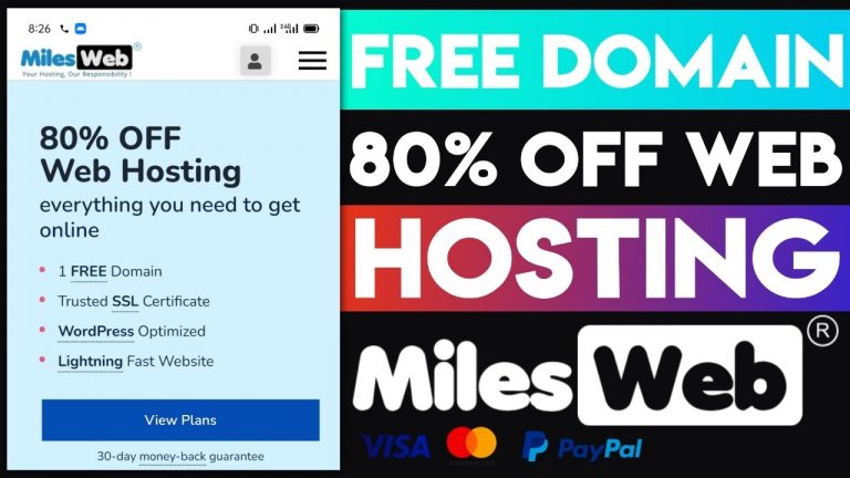MilesWeb Web Hosting Review | Best Cheap Web Hosting | Cheap Web Hosting For WordPress 2021