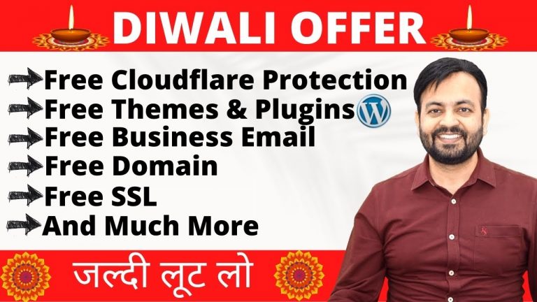 Diwali Offer Best & Cheapest Web Hosting For WordPress (2021) | Techno Vedant
