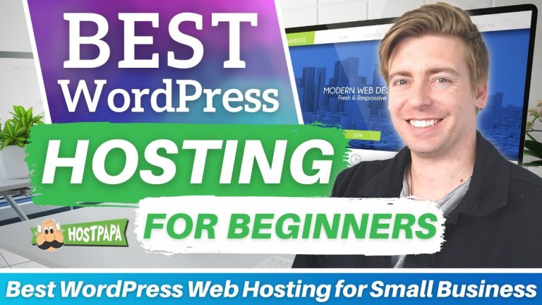 Best WordPress Hosting for Small Business | Web Hosting for Beginners