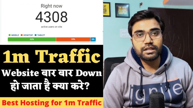 1 Million Traffic Monthly Website Down Issue | Best Hosting in India for 1m traffic website / Blog