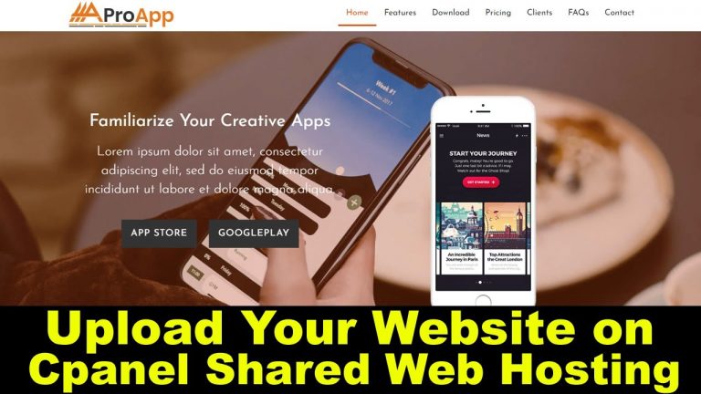 How to upload website on Cpanel shared Web hosting | Best Web Hosting | Web Designing