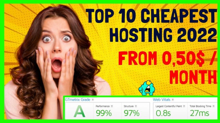Top 10 Cheapest Hosting 2022 – Cheapest Web Hosting – Website Hosting with Free Domain Name