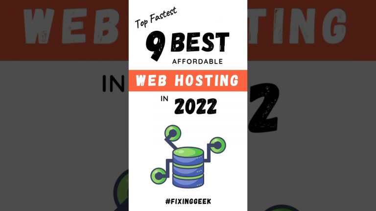 Top Best Web Hosting In 2022 | Top Cheap Hosting Providers | shorts hosting fixinggeek