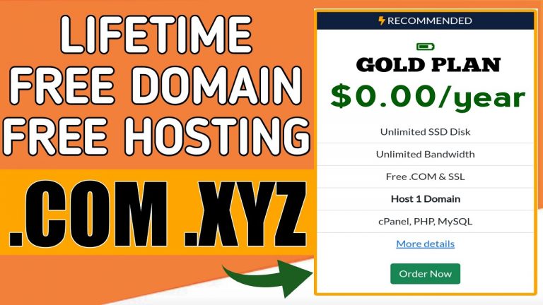 Best free hosting websites | free hosting for lifetime | free domain in 2022