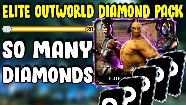 Elite Outworld Diamond Pack Opening | Got So Many Diamonds | MK Mobile Diamond Pack
