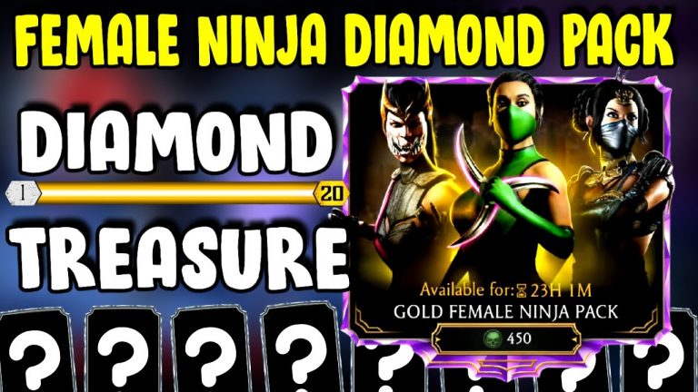 Female Ninja Diamond Pack Opening | Best Diamond Treasure | MK Mobile Diamond Pack
