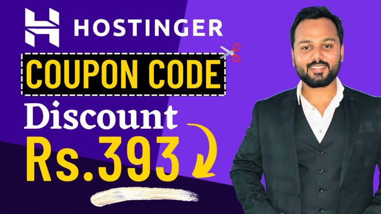 Hostinger Coupon Code 2022 – Rs.393 Discount Link and Coupon Code for Hostinger