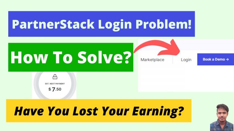 PartnerStack Affiliate Login Problem! How To Solve?