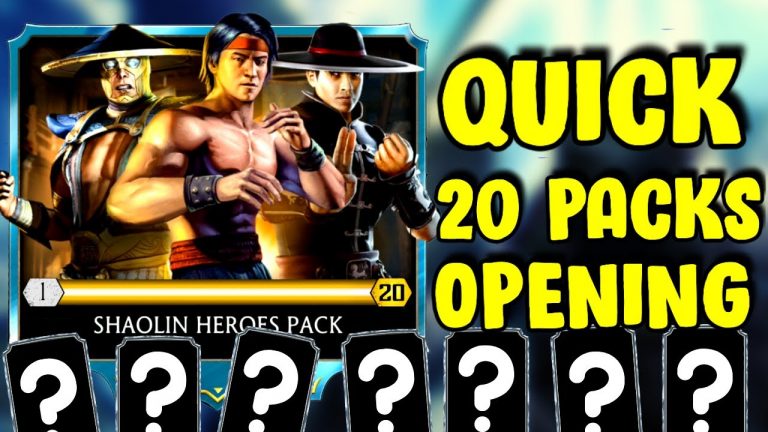 SHAOLIN HEROES PACK | Quick Diamond Pack Opening in MK Mobile