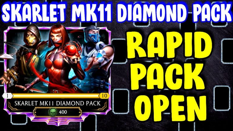 Skarlet MK11 Diamond Pack | Rapid MK Mobile Pack Opening For MK11 Diamonds