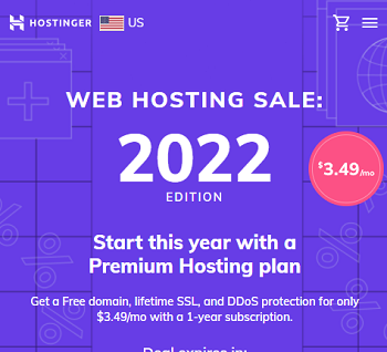 hostinger web hosting sale