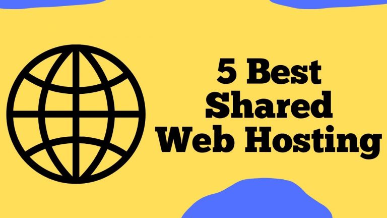 5 Best Shared web Hosting