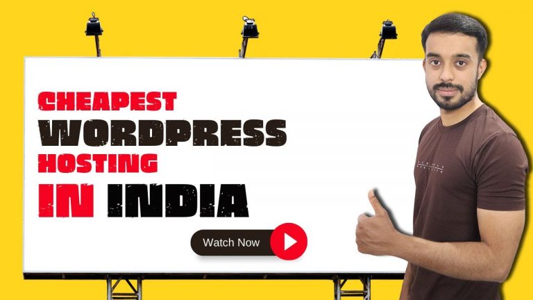 Cheapest WordPress Hosting in India – Best WordPress Hosting 2022