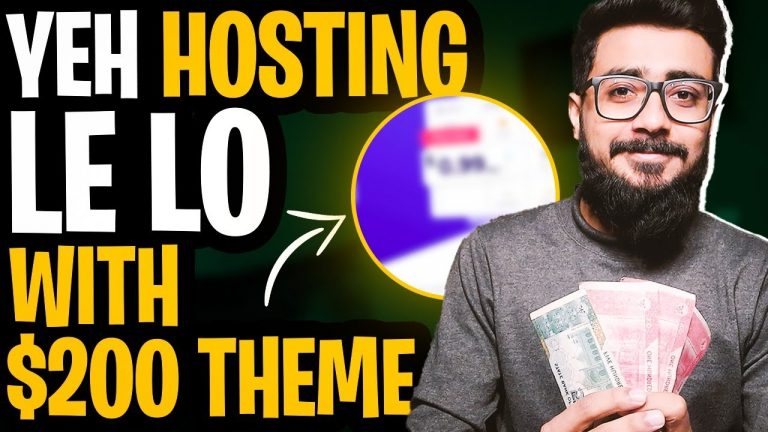 $200 Theme For FREE | Best Web Hosting For Blogging 2022