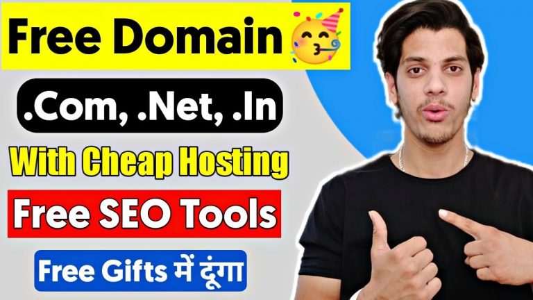 Free Domain .Com, .Net And More With Cheap & Best Hosting | Free SEO Tools & Gifts From My Side