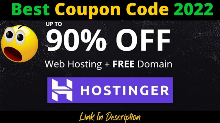 Hostinger Coupon Code 2022 – Up To 90% OFF | Best Web Hosting In India | Promo Code Of Hostinger