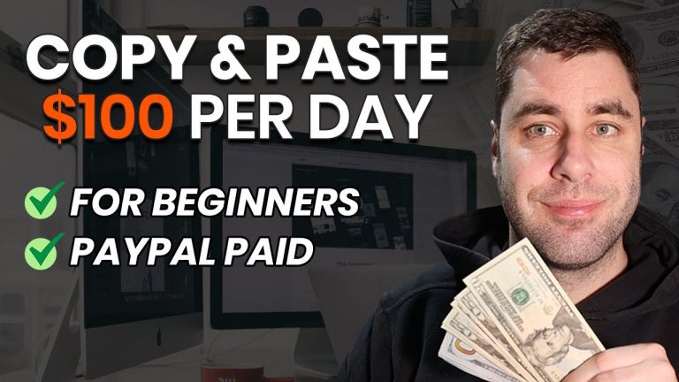 How To Make $100 A DAY Online Copy & Pasting Services! (Make Money Online)
