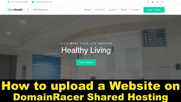 How to upload a website on DomainRacer Shared Web hosting server | Best web hosting | Cyber Warriors