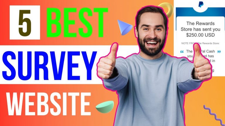 The Best Survey Sites To Make Money Online 2022