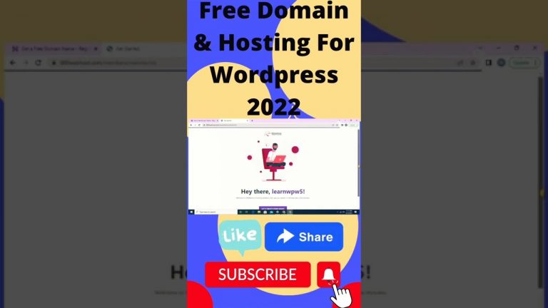 Free Domain And Hosting For WordPress 2022 | Free Domain | Free Hosting | Hostinger.com