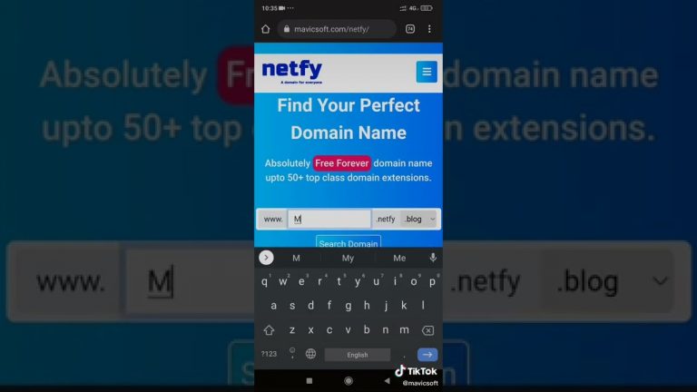 Get a Free domain name for your website with free hosting with Netfy