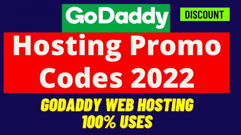 GoDaddy hosting promo codes 2022 | GoDaddy Web Hosting 100% Promo code | GoDaddy coupon code