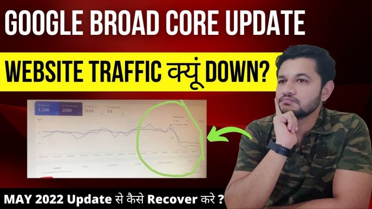 Google Broad Core Update May,2022 | Website Ranking Down, How to recover and Rank 1.