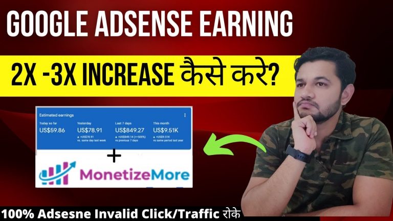 How MonetizeMore can help increase AdSense Earning by 2x and Protect From Invalid Clicks.
