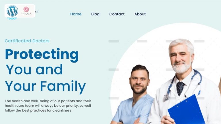 How to Create Medical Center Website In WordPress Using Phlox Pro