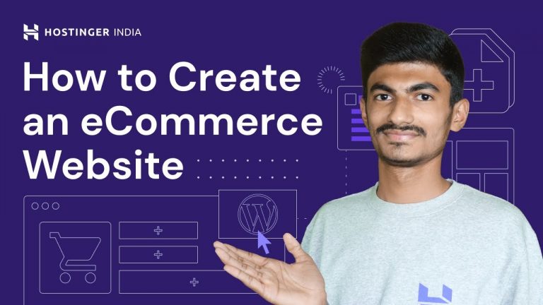 How to Create an eCommerce Website in Hindi | Hostinger India