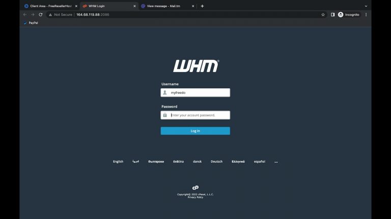 How to Get a Free Reseller Hosting WHM cPanel Unlimited Accounts | FreeResellerHost.com