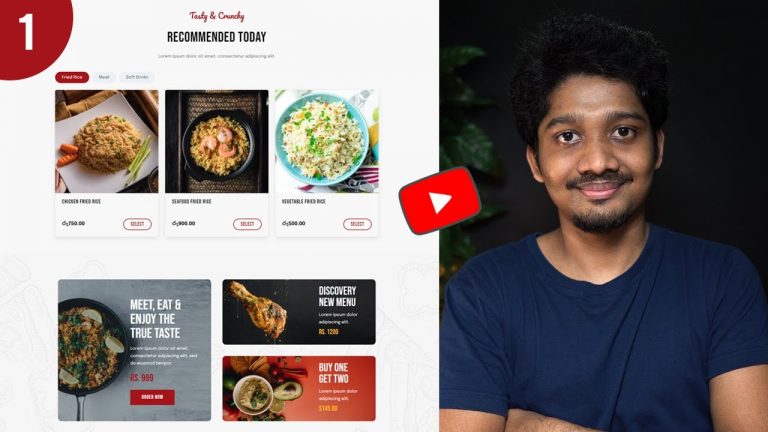 How to Make Online Food Ordering Website – Sinhala Tutorial (Part 1)