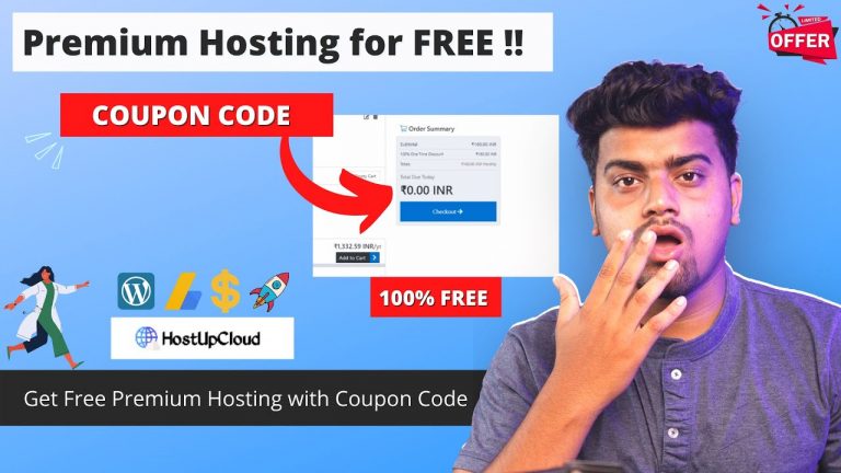 Loot Offer – Get Premium Hosting Free with COUPON CODE Best Web Hosting Offer | HostUpCloud