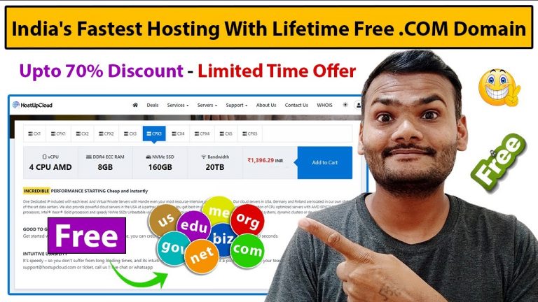 Loot Offer | India’s Fastest Web Hosting With Lifetime Free .COM | Upto 70% Discount | 2022