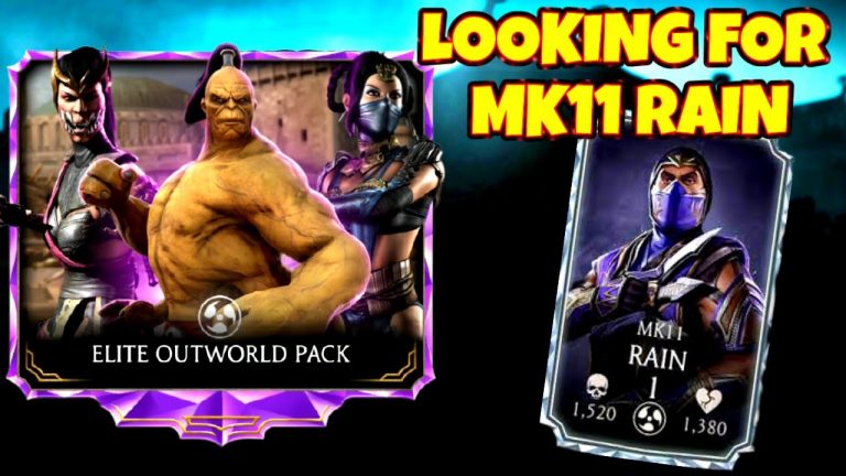 MK Mobile. HUGE Elite Outworld Pack Opening. Looking For MK11 Rain