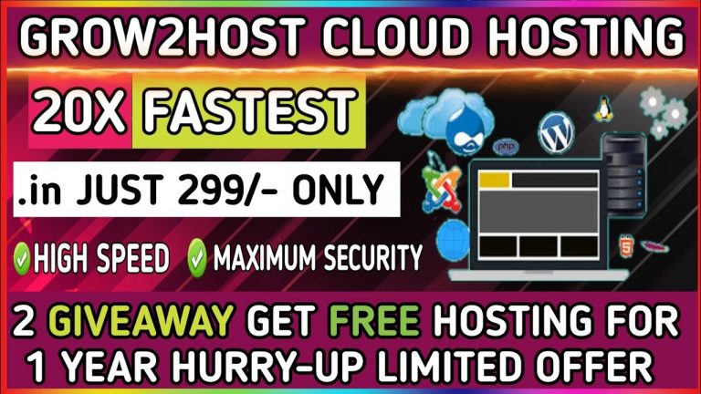 Best Cloud Hosting || India’s 1 Cheap Cloud Hosting with .In Domain in just 299/- Rupees Only