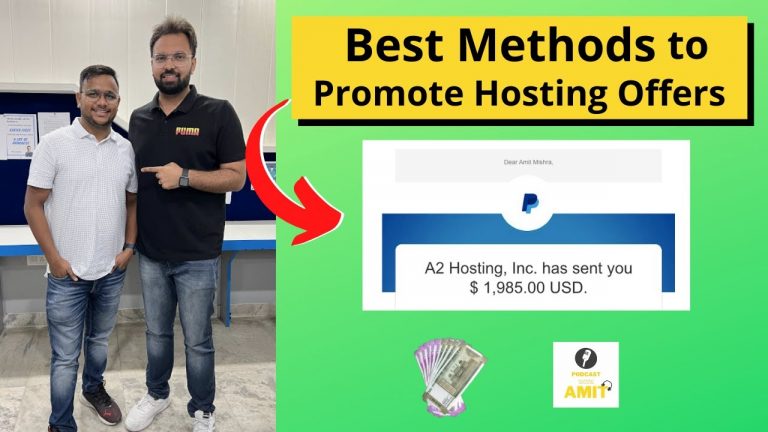 Best Method to Promote Hosting Affiliate Offers & Earn Money Online | ft. Rajesh Chauhan | Youstable