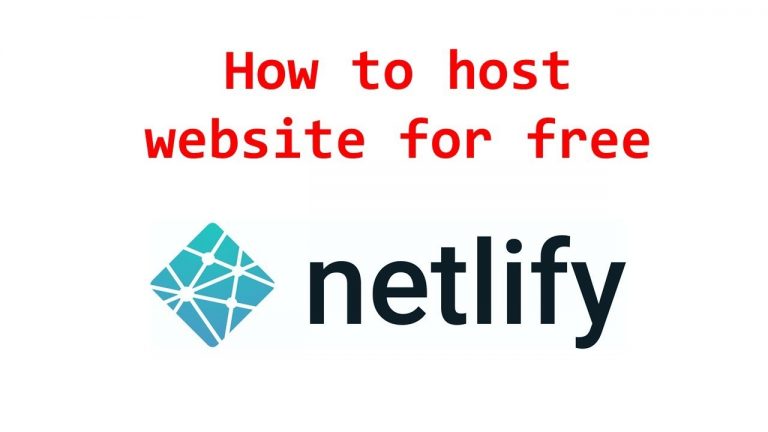 How to host a website | Host web site free | Free website hosting | How to host website on netlify