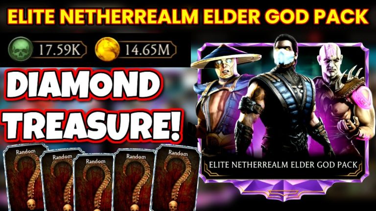 MK Mobile | Elite Netherrealm Elder God Pack Huge Opening | This Pack is Diamond Treasure