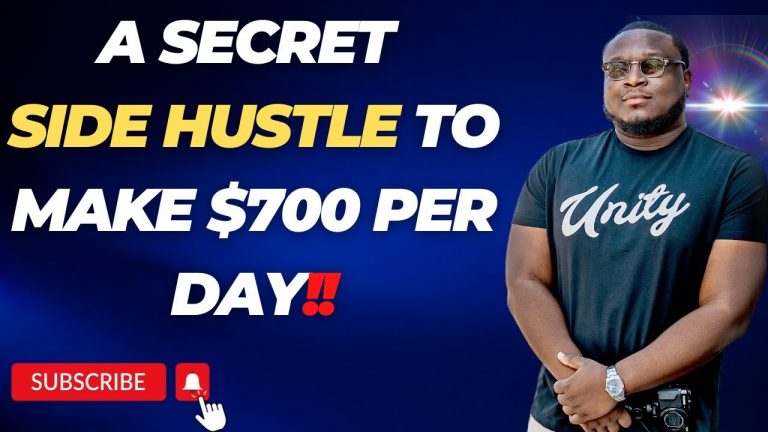 A Secret Side Hustle To Make $700 Per Day