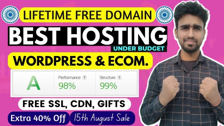 Best Hosting For WordPress & eCommerce 2022 [Independence Day Sale] Free Domain, SSL, CDN