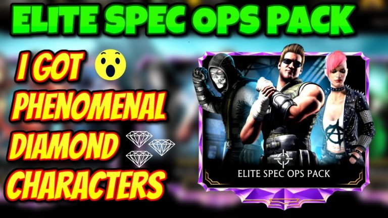 Elite Spec Ops Pack Opening | I Got Phenomenal Diamond Characters | MK Mobile