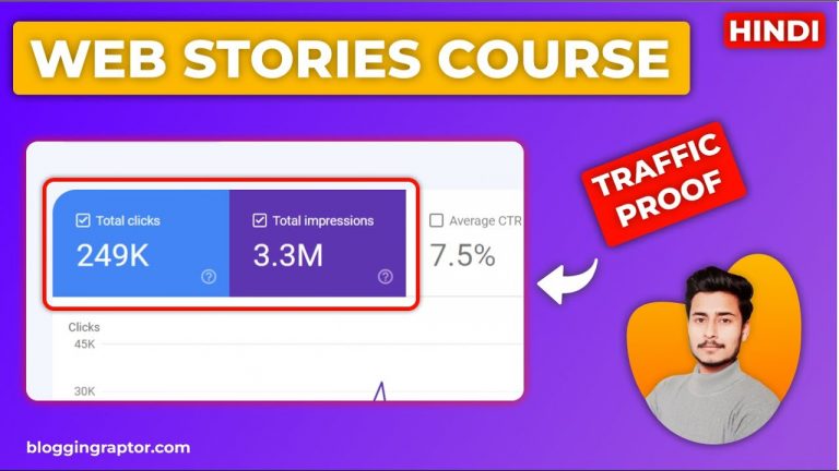 Google Web Stories Traffic Proof And Web Stories Course Details